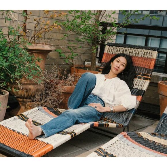 💕DOEN💕 Doen x Dronme Denim Dronme Jeans ~ Cascade Wash Blue 35 - Picture 3 of 16